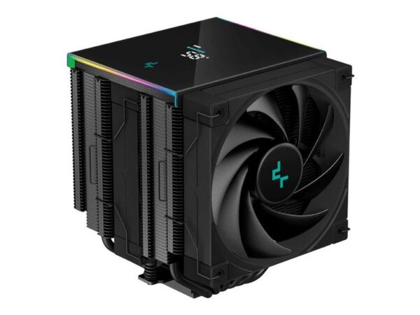 Hladnjak DeepCool AK620 DIGITAL, ARGB, 2x 120mm, 260W TDP, Black