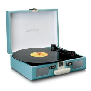 LENCO Gramofon TT-110, sa zvučnicima, bluetooth, retro, plavi