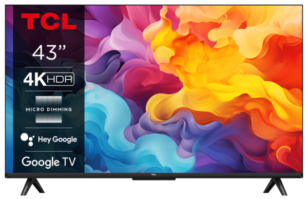 TCL LED TV 43" 43V6B, UHD, Google TV